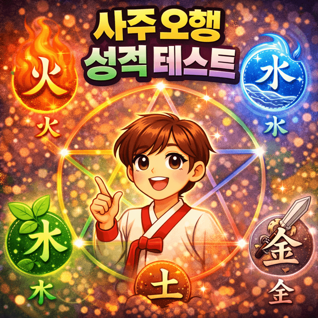 사주 오행 성격 테스트